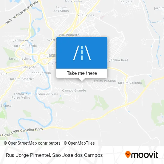 Rua Jorge Pimentel map