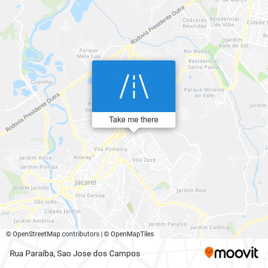 Mapa Rua Paraíba