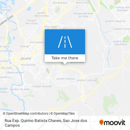 Mapa Rua Exp. Quirino Batista Chaves