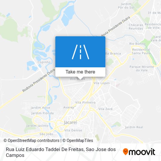 Rua Luiz Eduardo Taddei De Freitas map