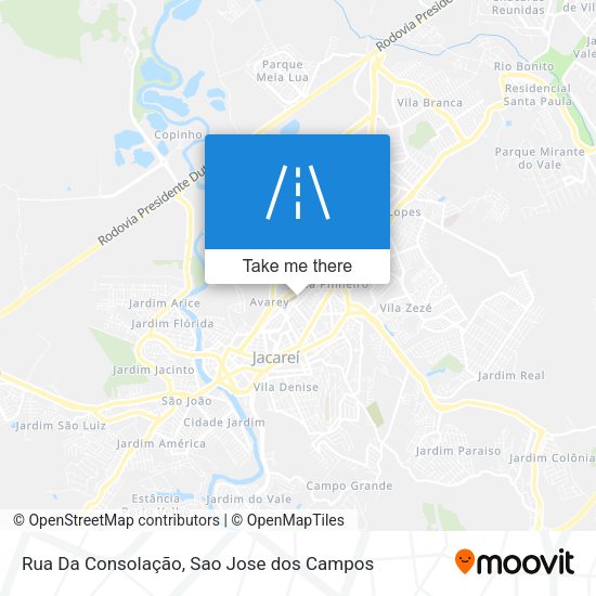 Rua Da Consolação map