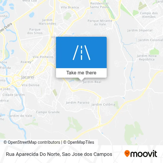 Rua Aparecida Do Norte map