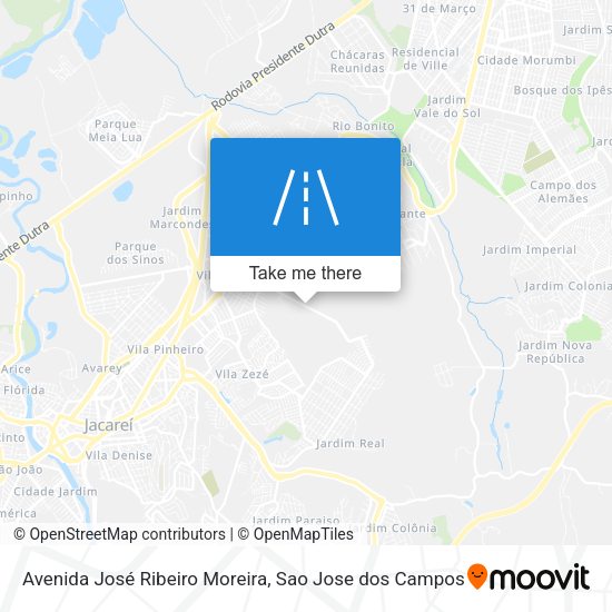 Avenida José Ribeiro Moreira map