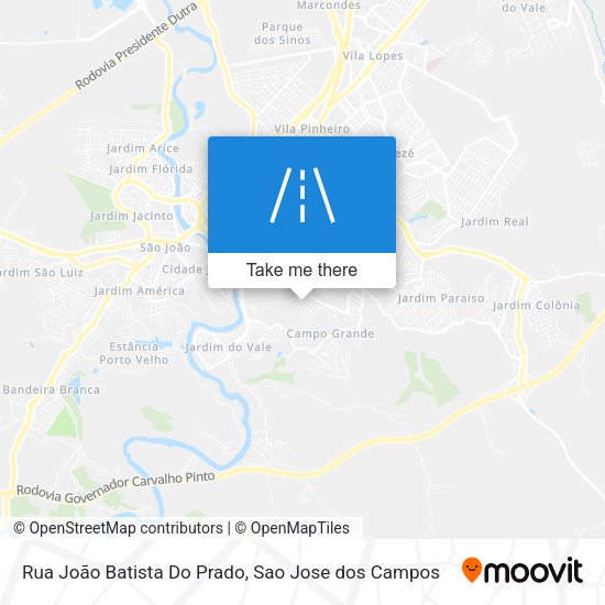 Rua João Batista Do Prado map