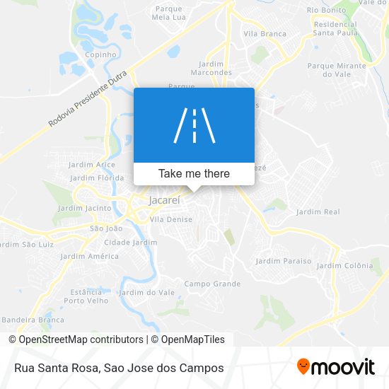 Rua Santa Rosa map