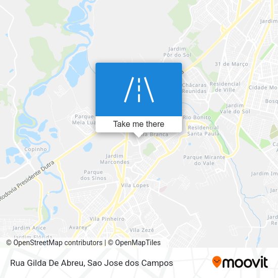 Rua Gilda De Abreu map