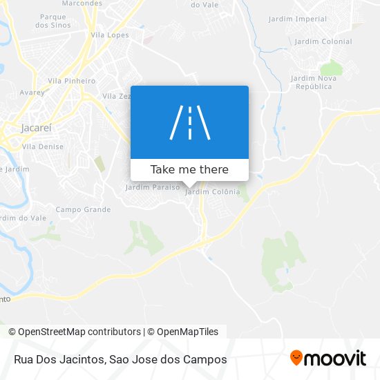 Rua Dos Jacintos map