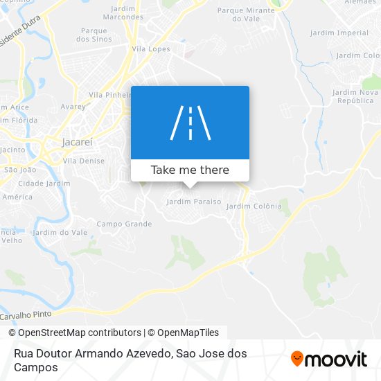 Rua Doutor Armando Azevedo map