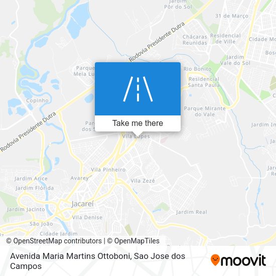 Avenida Maria Martins Ottoboni map