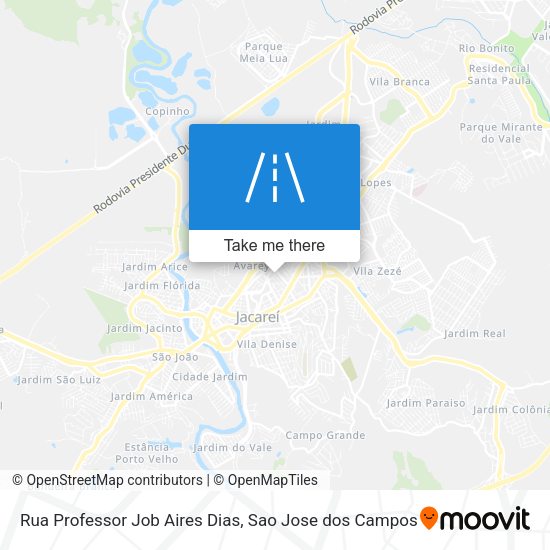 Rua Professor Job Aires Dias map