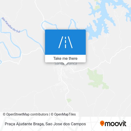 Praça Ajudante Braga map