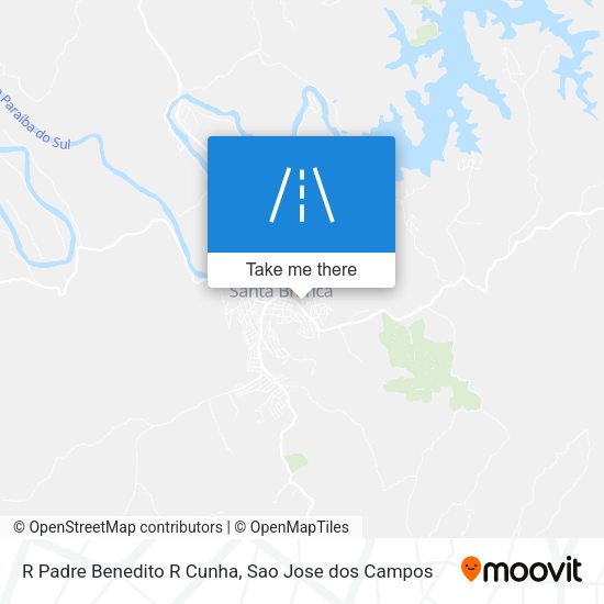 R Padre Benedito R Cunha map