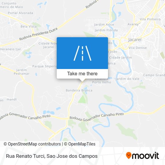 Rua Renato Turci map