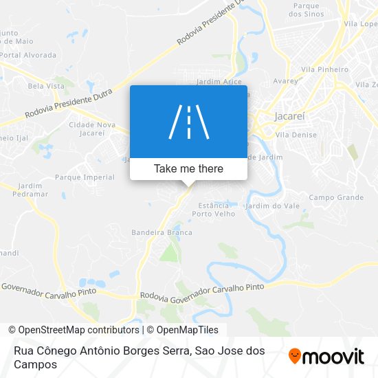 Rua Cônego Antônio Borges Serra map