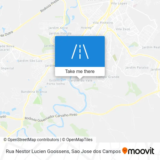 Rua Nestor Lucien Goossens map