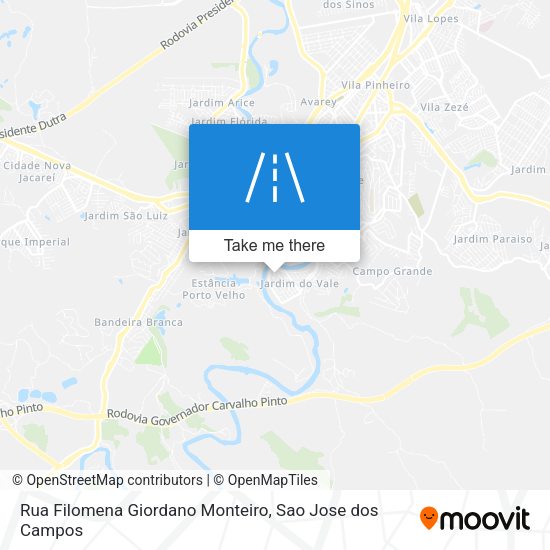 Rua Filomena Giordano Monteiro map