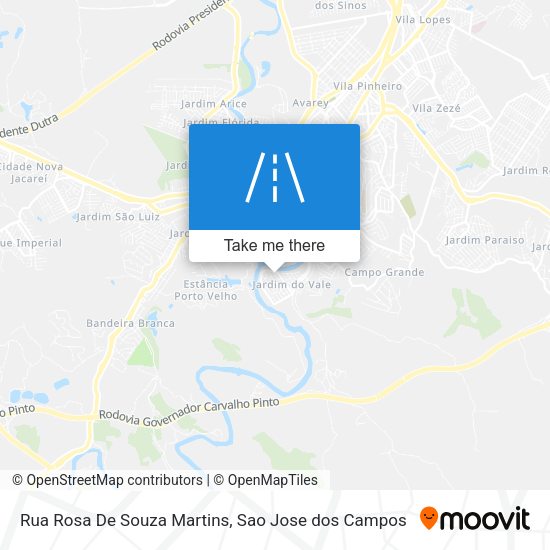 Rua Rosa De Souza Martins map