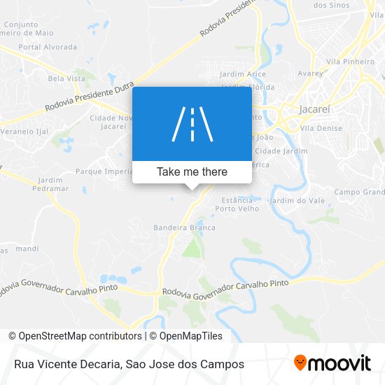 Rua Vicente Decaria map