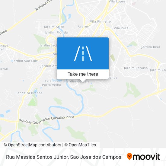 Rua Messias Santos Júnior map