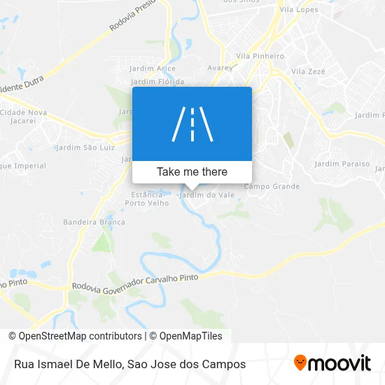 Rua Ismael De Mello map
