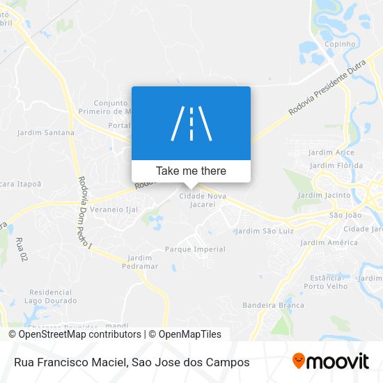 Rua Francisco Maciel map
