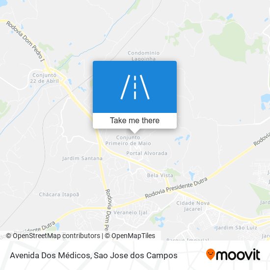 Avenida Dos Médicos map