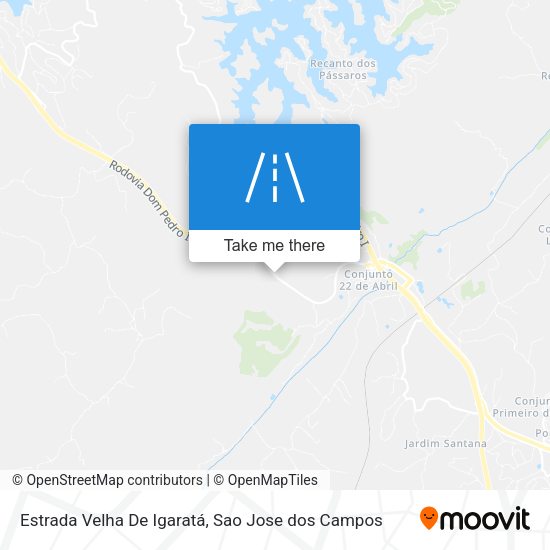 Estrada Velha De Igaratá map