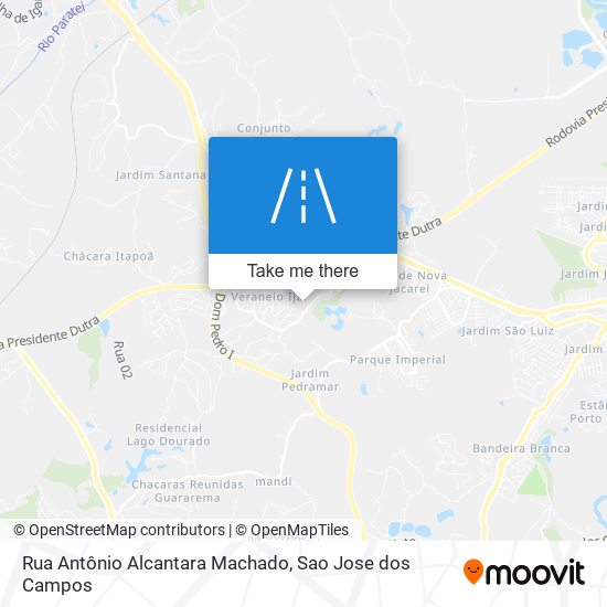 Rua Antônio Alcantara Machado map