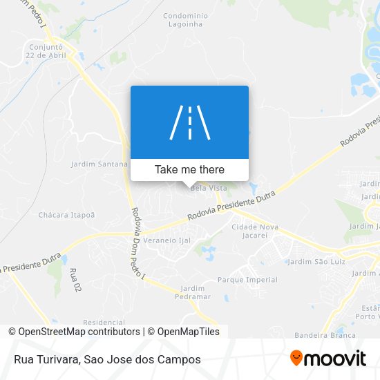 Rua Turivara map