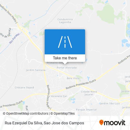 Mapa Rua Ezequiel Da Silva