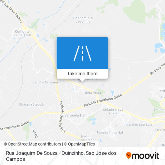 Mapa Rua Joaquim De Souza - Quinzinho