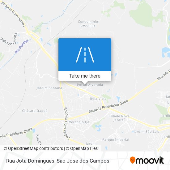 Mapa Rua Jota Domingues