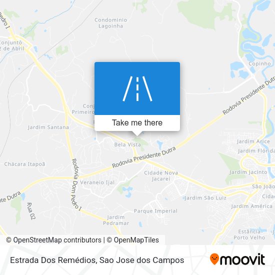 Estrada Dos Remédios map