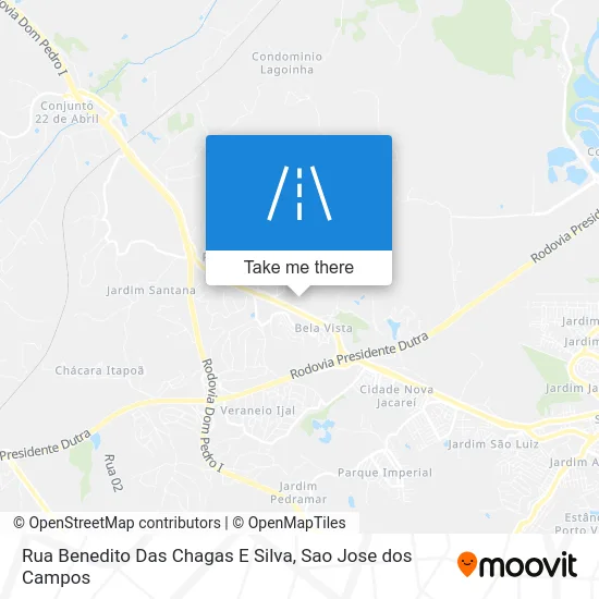 Rua Benedito Das Chagas E Silva map