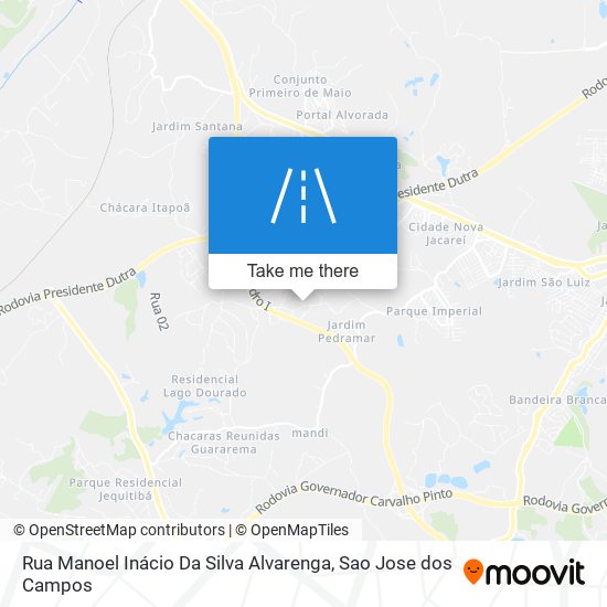 Rua Manoel Inácio Da Silva Alvarenga map