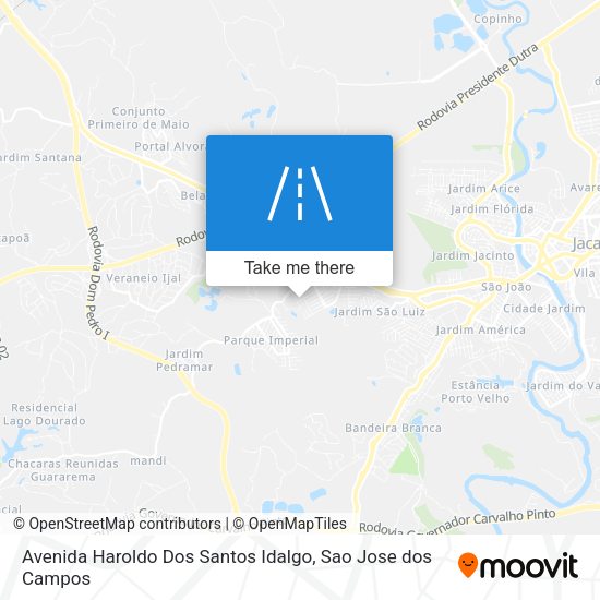 Avenida Haroldo Dos Santos Idalgo map