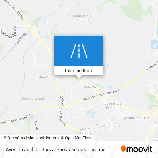 Mapa Avenida Joel De Souza