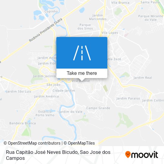 Rua Capitão José Neves Bicudo map