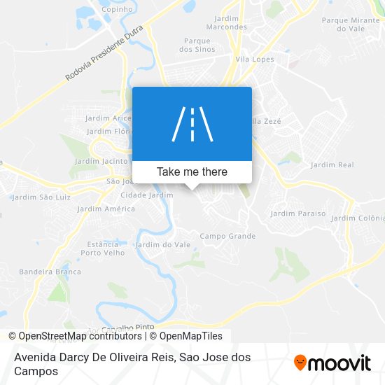 Avenida Darcy De Oliveira Reis map