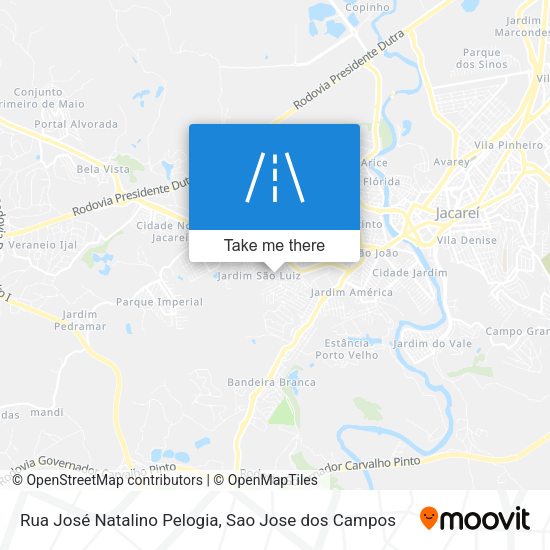 Rua José Natalino Pelogia map