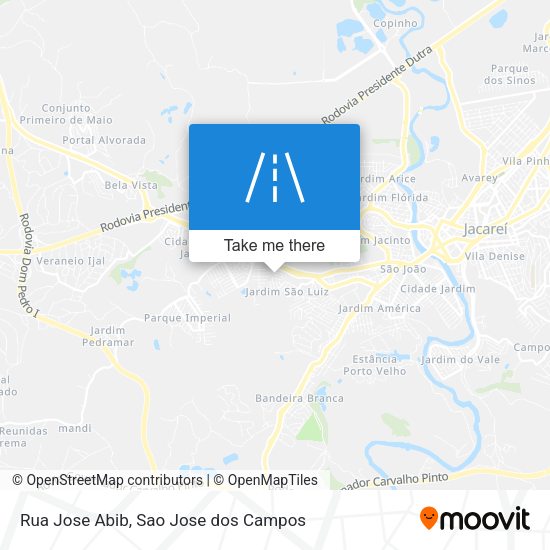 Rua Jose Abib map