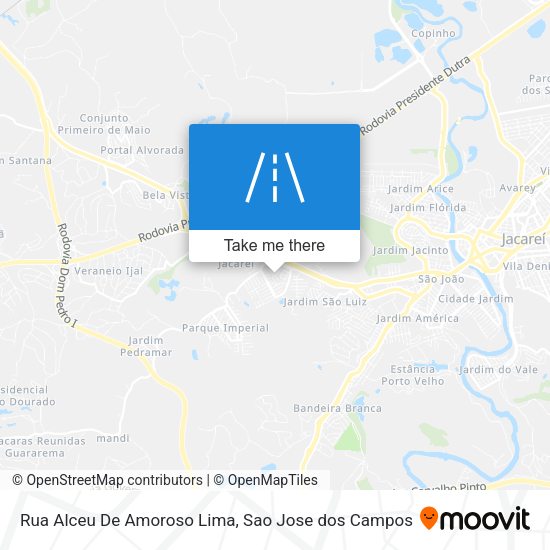 Rua Alceu De Amoroso Lima map
