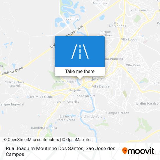 Rua Joaquim Moutinho Dos Santos map