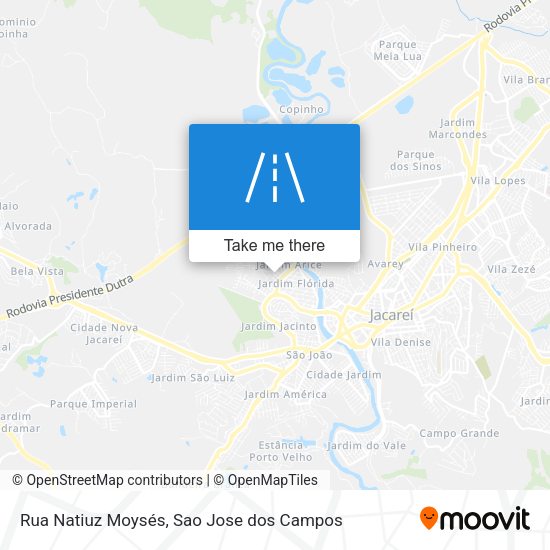 Rua Natiuz Moysés map