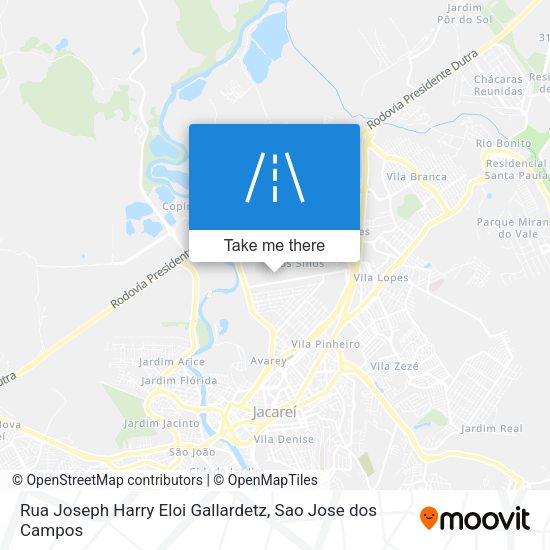 Rua Joseph Harry Eloi Gallardetz map