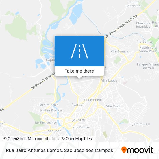 Rua Jairo Antunes Lemos map