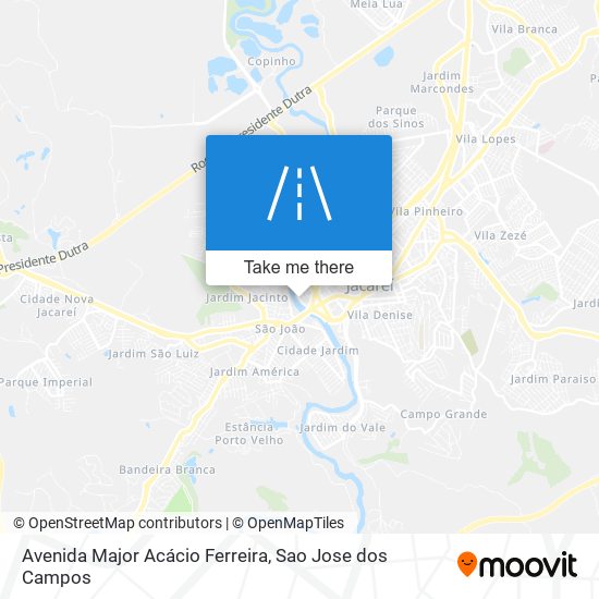 Avenida Major Acácio Ferreira map