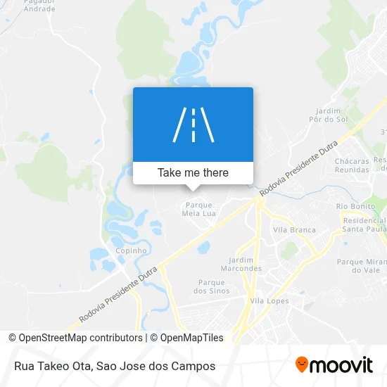 Rua Takeo Ota map