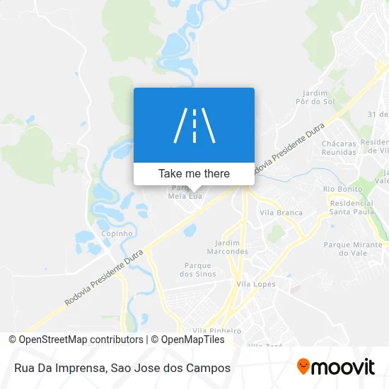 Rua Da Imprensa map