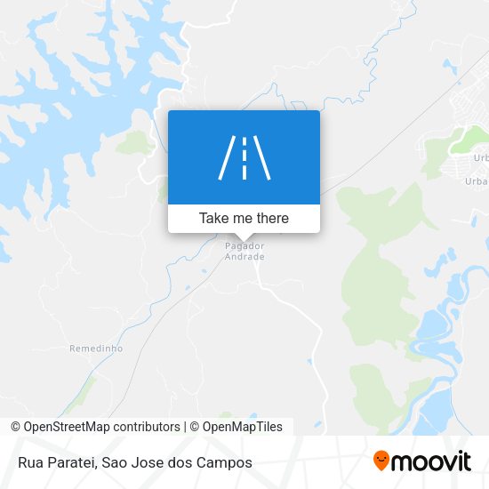 Rua Paratei map